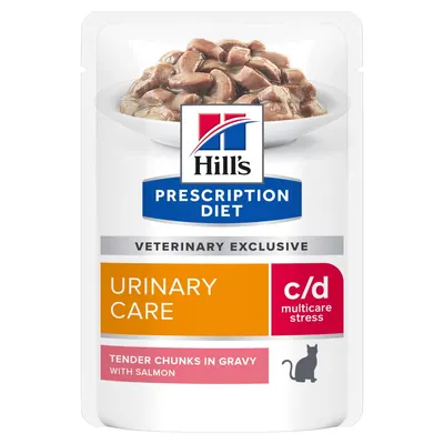 Hills Pd Feline C/d Mul Stress Somon 12x85 G (plicuri)