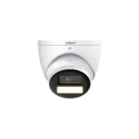 Camera supraveghere exterior Dome HDCVI Dahua HDW1509T-A-LED-0280B-S3, 5 MP, 2.8 mm, lumina calda 40 m, full-color, microfon