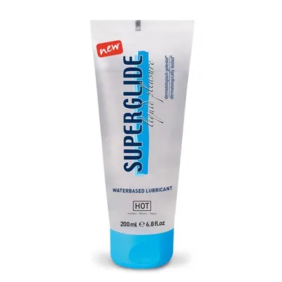 Lubrifiant Hot, Superglide Liquid Pleasure, pe bază de apă, 200 ml