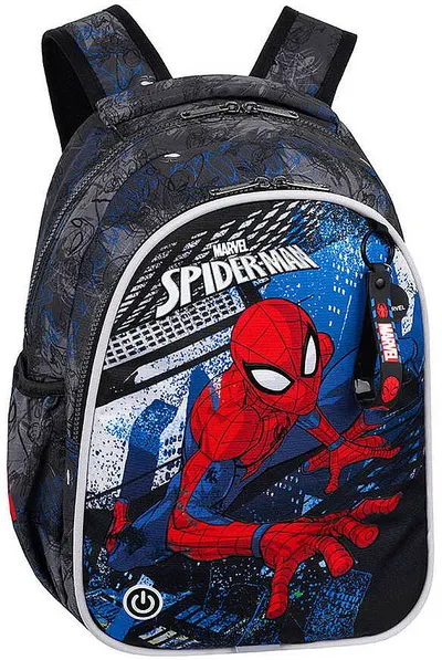 Ghiozdan școlar cu LED luminos Cool Pack Jimmy - Spider-Man