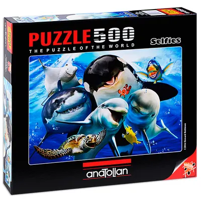 Puzzle Anatolian din 500 de piese - Ocean Selfie, Howard Robinson