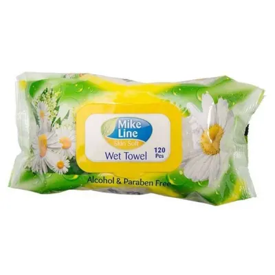 Servetele Umede cu Capac Mike Line Musetel, 120 Bucati