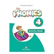 Curs limba engleza My Phonics 4 Caietul elevului cu cross-platform app.