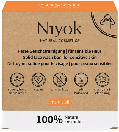 Niyok Săpun facial Marula Oil, 80 g