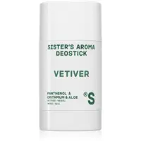 Sister's Aroma Vetiver Deostick deodorant stick impotriva mirosului si transpiratiei