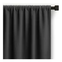 Draperie gri antracit dimout (semi-opacă) 140x270 cm Carli – Restilo
