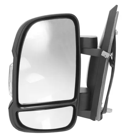 Oglinda stanga potrivit CITROEN JUMPER; FIAT DUCATO; PEUGEOT BOXER 2006-2014 - electrica incalzita, scurt, cu senzor temperatura