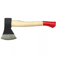 Topor "bardita" 600g, 360mm, maner lemn, forjat profesional, Craft-Tec MX435