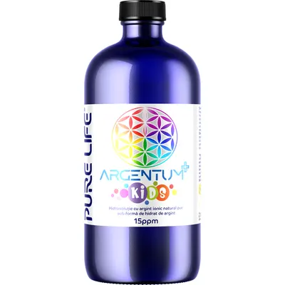 Argentum PLUS Kids 15ppm pentru Copii Varsta 4-14 Ani 480ml