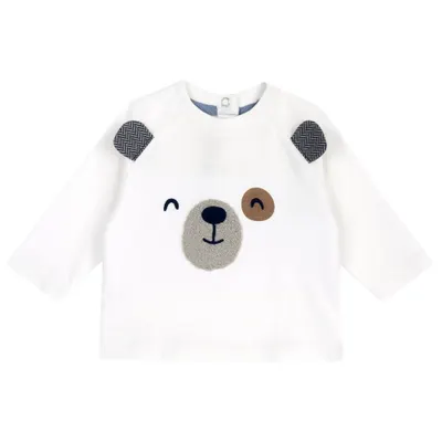 Bluza copii Chicco, alb, 02754-65MFCO