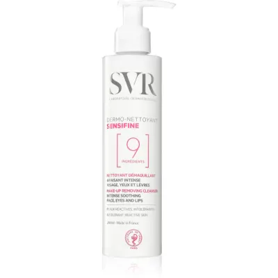 SVR Sensifine lapte demachiant cu efect de calmare pentru piele sensibila cu tendinte de inrosire 200 ml