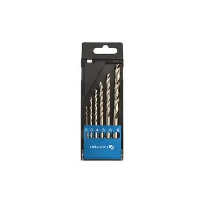 set de burghie pentru metal, 6 buc