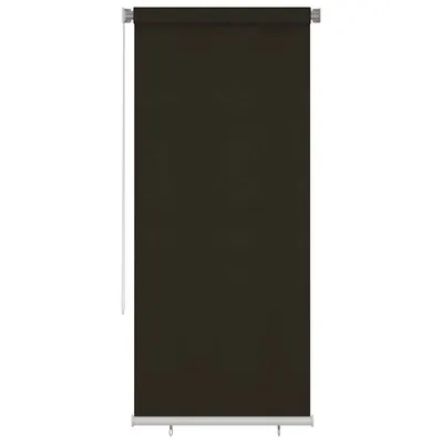 vidaXL Jaluzea tip rulou de exterior, maro, 105 (l) x 230 (î) cm, HDPE