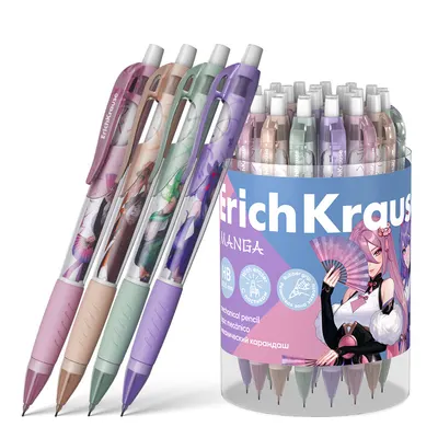 Creion automatв Erich Krause Manga - 0.7 mm, НВ, sortiment