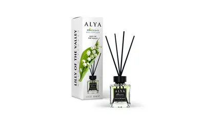 Odorizant de Cameră cu Bețișoare Alya, 100 ml, difuzor de parfum, Lilly