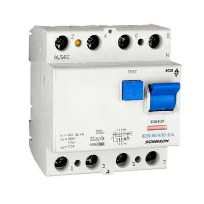Intreruptor diferential 40A 4poli 300mA