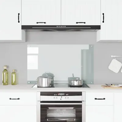 vidaXL Panou antistropi bucătărie transparent 100x60cm sticlă securiz.