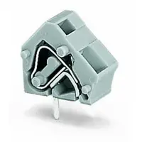 Stackable PCB terminal block; 2.5 mm²; Pin spacing 7.5/7.62 mm; 1-pole; CAGE CLAMP®; commoning option; 2,50 mm²; light gray