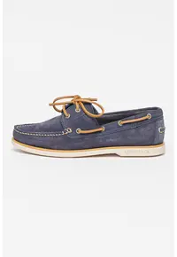Pantofi boat de piele intoarsa Navigator - Albastru inchis