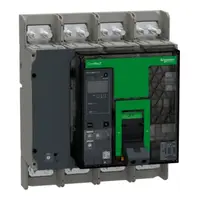 Intreruptor automat, ComPacT NS800N, 50kA la 415VAC, 4P, fix, cu operare manuala, echipat cu unitate de declansare MicroLogic 2.0A, 800A