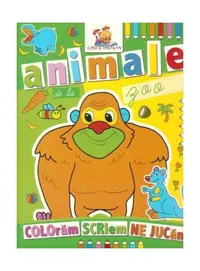 Animale de la zoo. Carte de colorat - Paperback brosat - ***