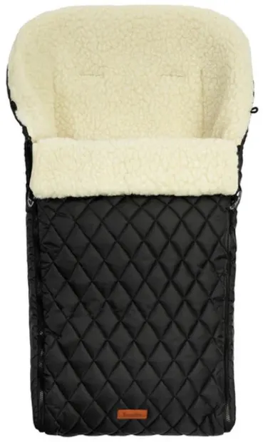 Husă de iarnă din lână pentru cărucior Sensillo - 95 х 40 cm, negru