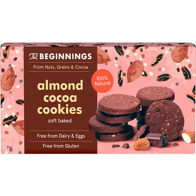 Cookies cu Migdale si Cacao fara Gluten 80g