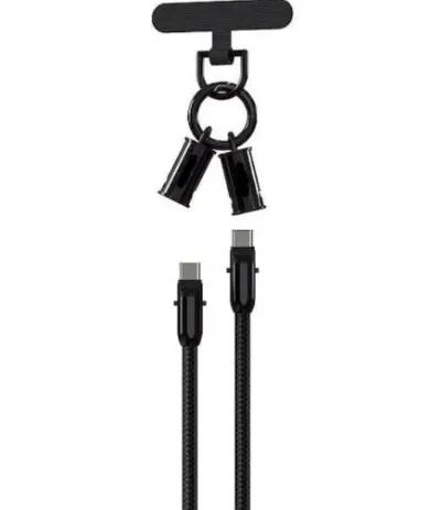 Cablu de date USB C PD 60W cu curea si conexiune magnetica Andowl Q SJ16A