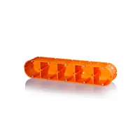 Doză aparat perete solid, cvintuplă, șuruburi 5p x 60mm