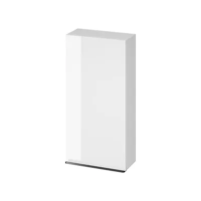 Dulap baie suspendat Cersanit Virgo, o usa, 40 cm, alb, montat