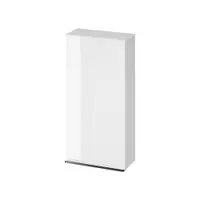 Dulap baie suspendat Cersanit Virgo, o usa, 40 cm, alb, montat