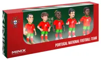 Set de figurine Minix - Echipa Națională Portugalia, 5 bucăți, 7 cm