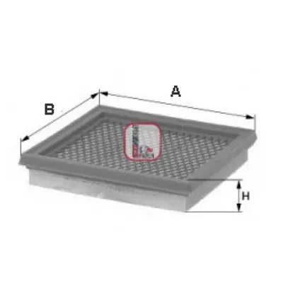 Filtru aer SOFIMA S 3284 A