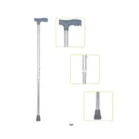 Baston reglabil din aluminiu,argintiu JL920L