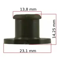 Suport amortizor drujba compatibil Stihl MS 170 - MS 390, 017 - 039 (mare)