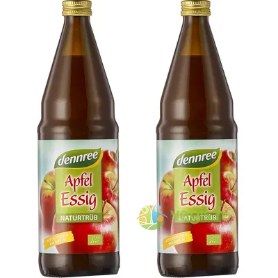 Pachet Otet de Mere Nefiltrat Ecologic/Bio 750ml+750ml