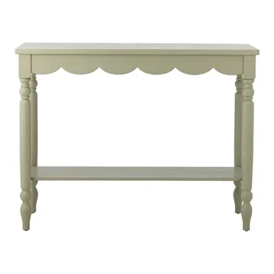 Masă consolă verde-deschis din lemn de pin 36x106 cm Salla – Bloomingville