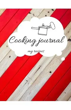 Recipe Book to Write in, Cooking Jurnal Notes, 102 pages, 8.5x11