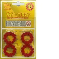 Capse pistol 12 bucati, set de 8 inele