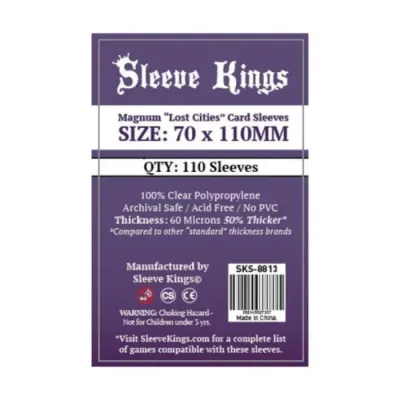 Sleeve Kings Magnum Lost Cities Card Sleeves - 70x110mm