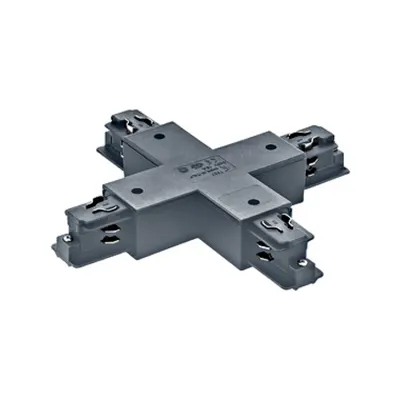 3-phase X-Connector surface, plastic silver