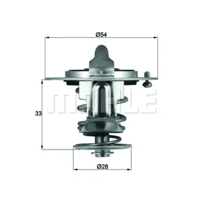 Termostat, lichid racire MAHLE TX 72 82