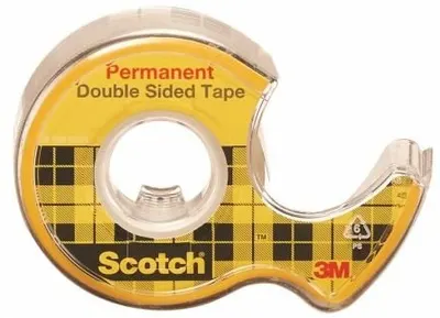 Banda dublu adeziva Scotch - Cu dozator, 12 mm x 6,3 m