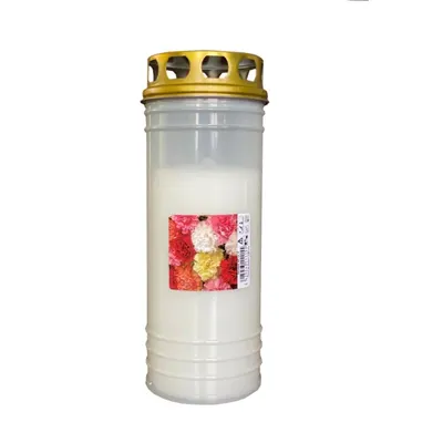 Candela cu Capac Italia 80 l Alb, 120 Ore