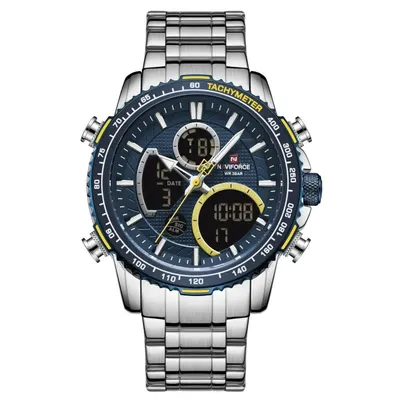 Ceas barbati Naviforce Cronograf Digital Otel