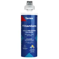Adeziv Vinilester transparent ultrarapid, pentru lipiri 45° placi multi-material - Tenax Titanium Cartus 250ml