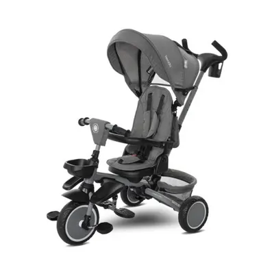 Tricicleta multifunctionala, pliabila, Lorelli Freccia, sezut rotativ 360 grade, Grey and Black