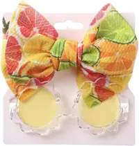 Set Ochelari de Soare pentru Fetite - Imprimeu Fructe Galbene