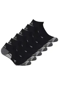 Set de sosete unisex pana la glezna - 6 perechi - Negru