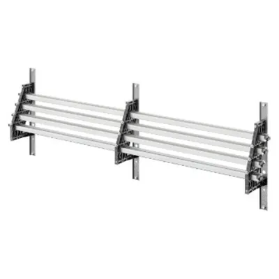Pair of Busbar-Holder - For Shaped Busbar in Aluminium - 1250-1600a - For Structures D=600 - External Side Compartment - For Qdx 1600h
